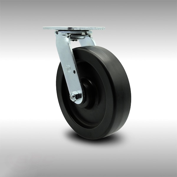 Service Caster 8 Inch Stainless Steel Polyolefin Wheel Swivel Caster with Ball Bearing SCC SCC-SS30S820-POB - main